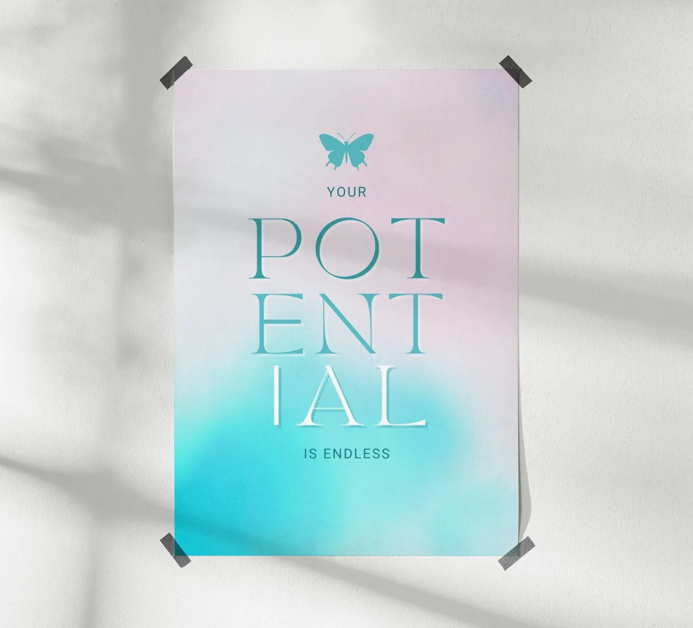 POTENTIAL Poster von Daily Motivation
