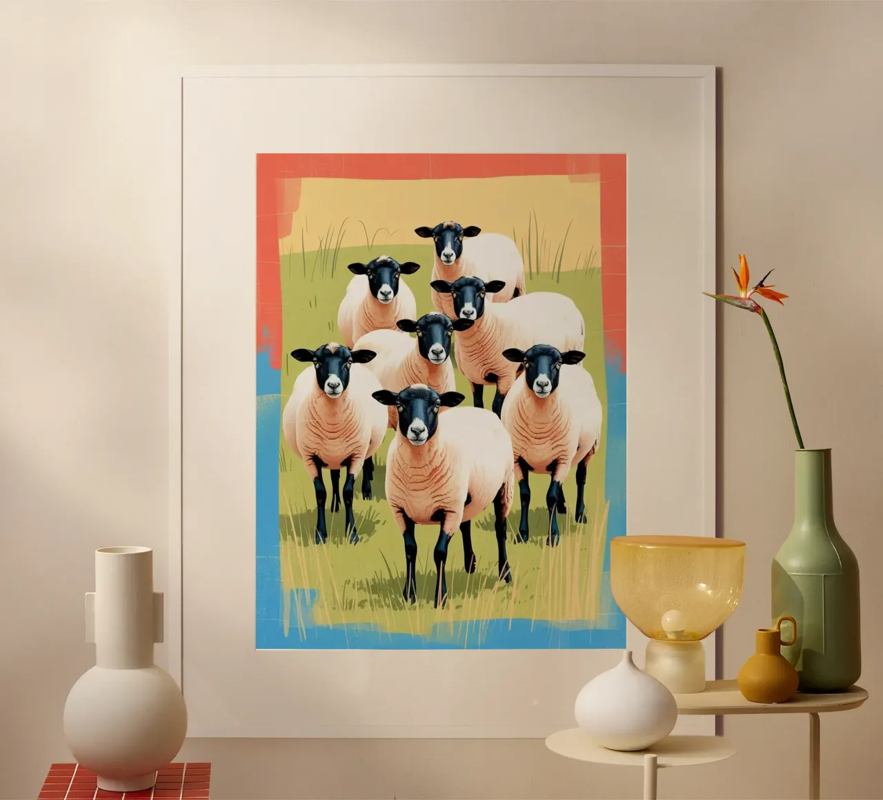 SEVEN SHEEP poster da FELICIA