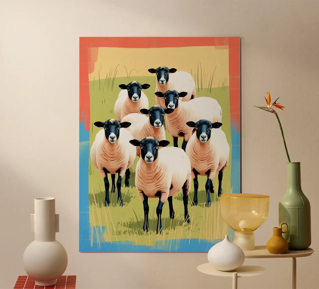 SEVEN SHEEP poster da FELICIA