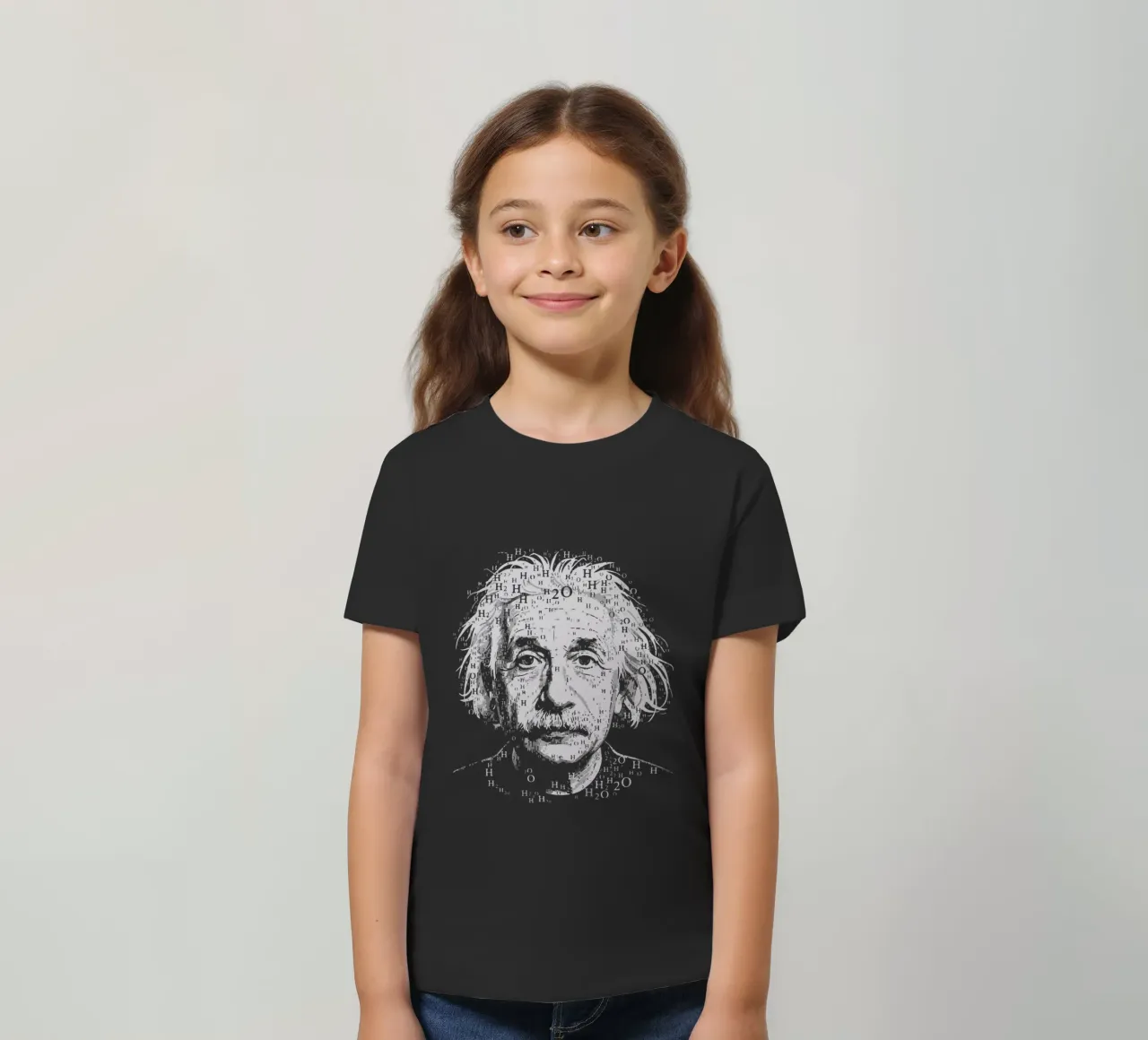 Tipografia Einstein t-shirt bambini da artdesign1985