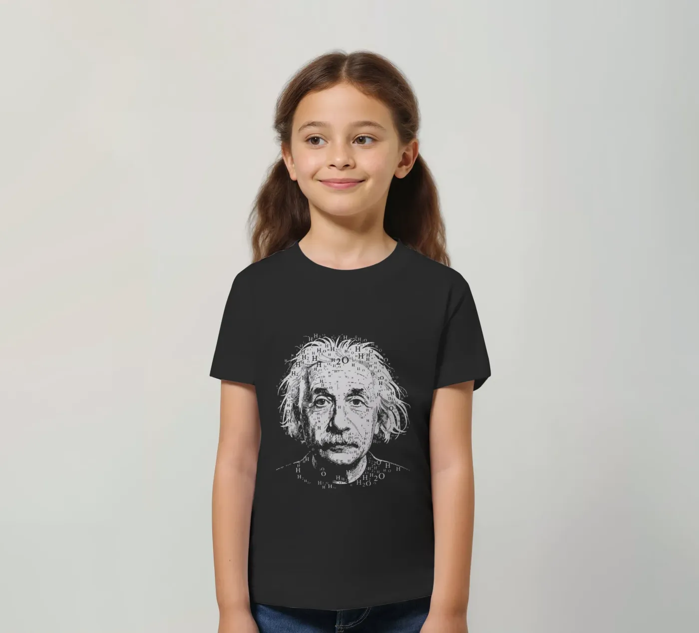 Einstein Typography kinder t-shirt van artdesign1985