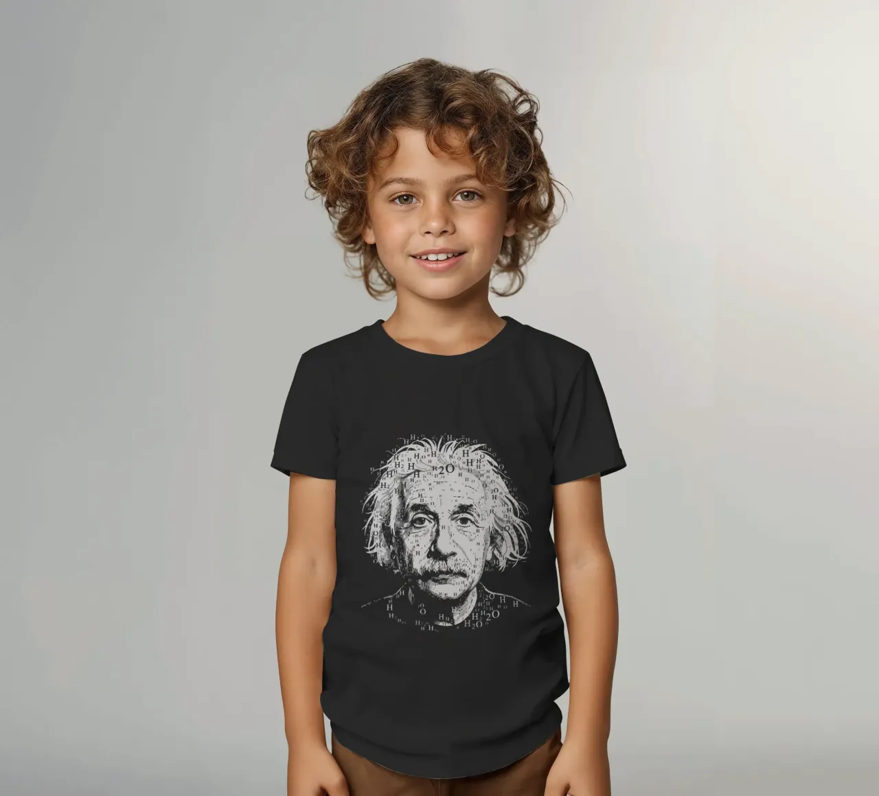 Tipografia Einstein t-shirt bambini da artdesign1985