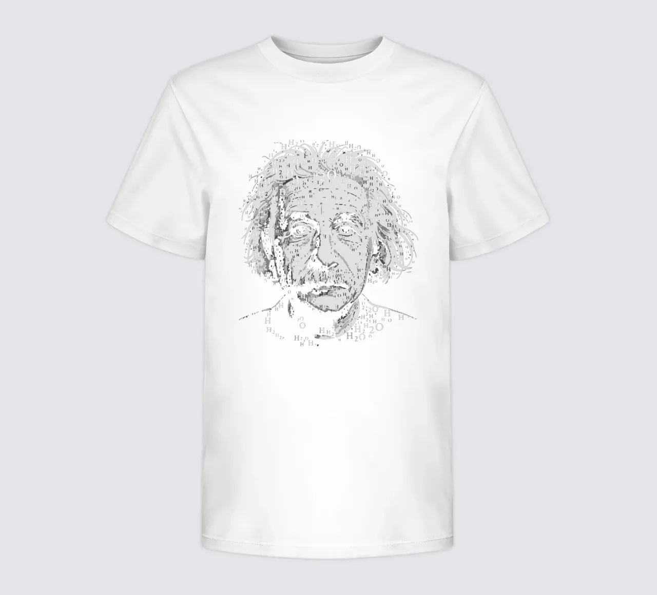Tipografia Einstein t-shirt bambini da artdesign1985
