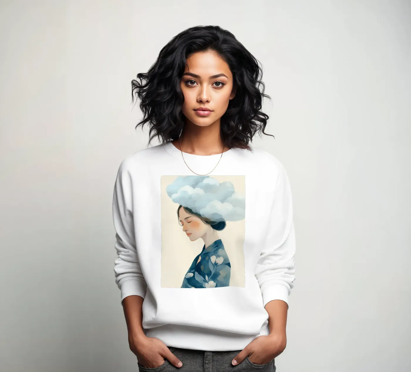 Clouded Thoughts felpa da softsoul