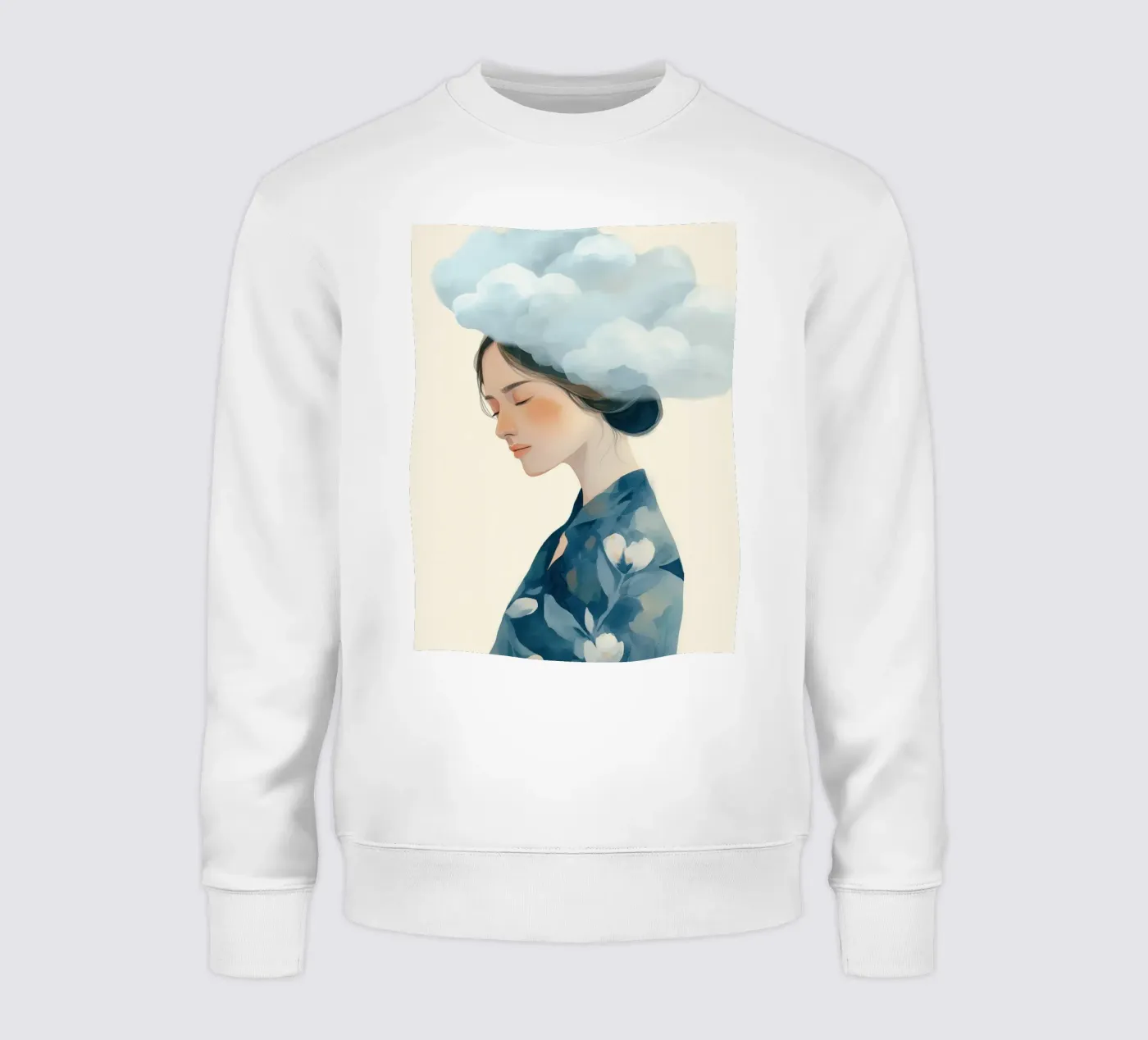 Clouded Thoughts felpa da softsoul