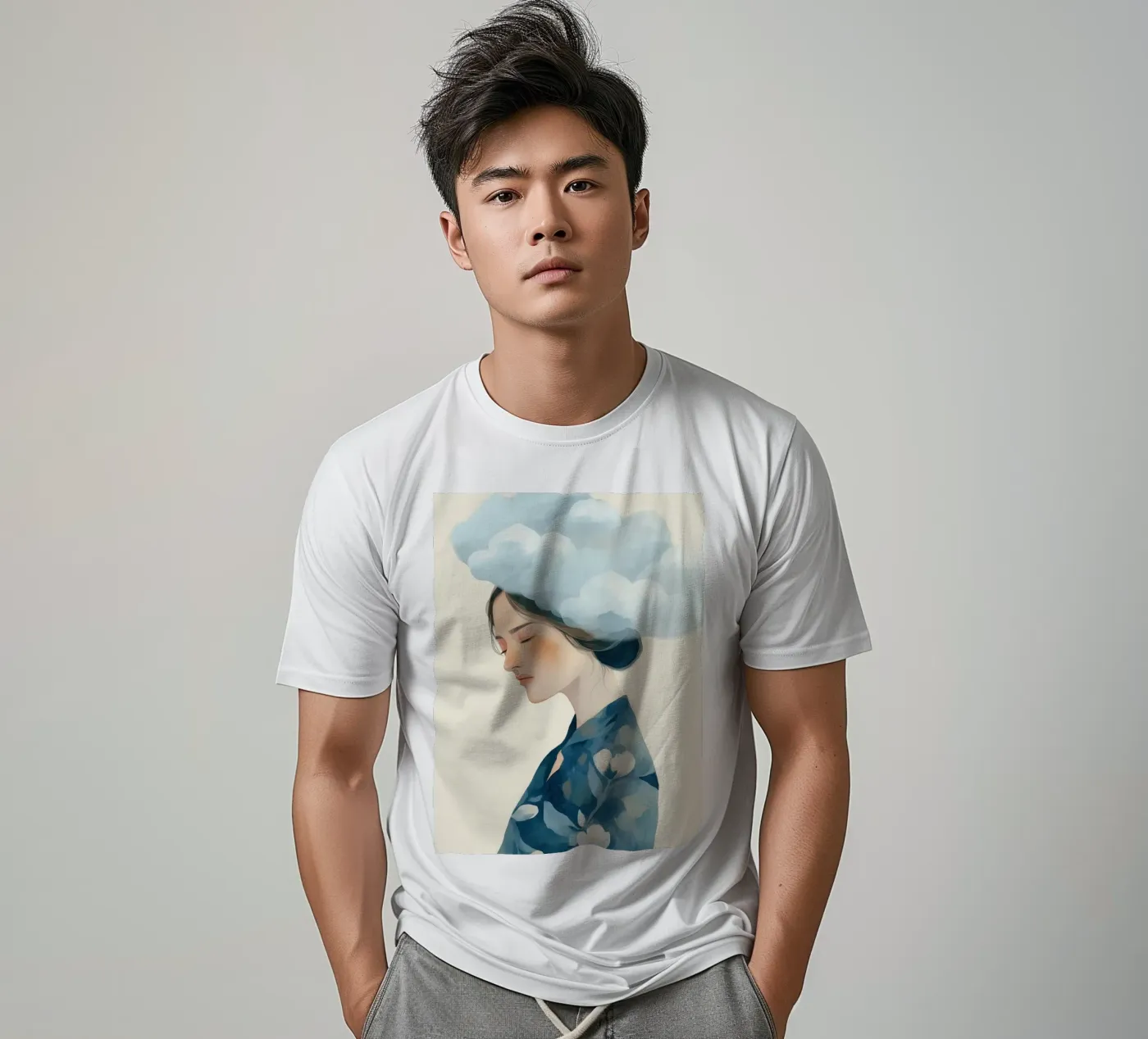 Clouded Thoughts t-shirt da softsoul