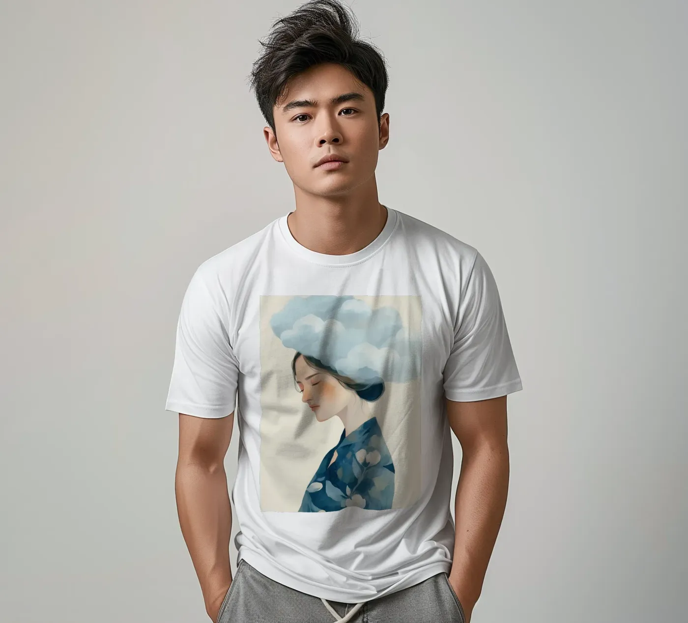 Clouded Thoughts t-shirt da softsoul