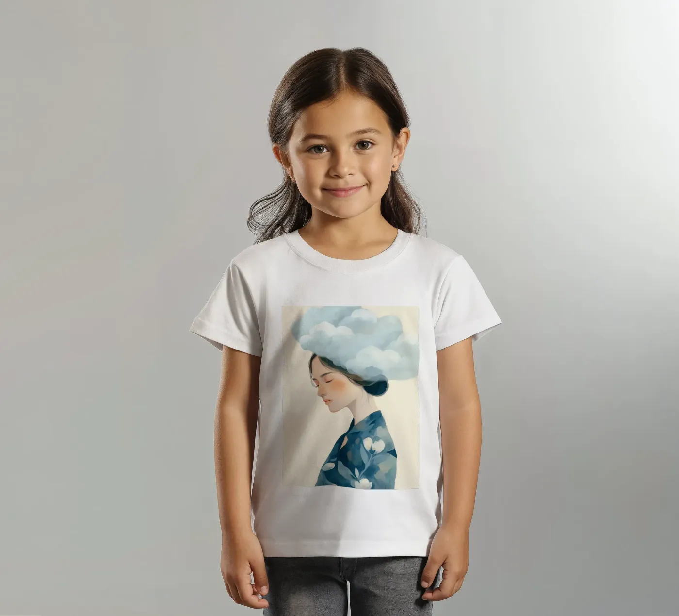Clouded Thoughts kinder t-shirt van softsoul