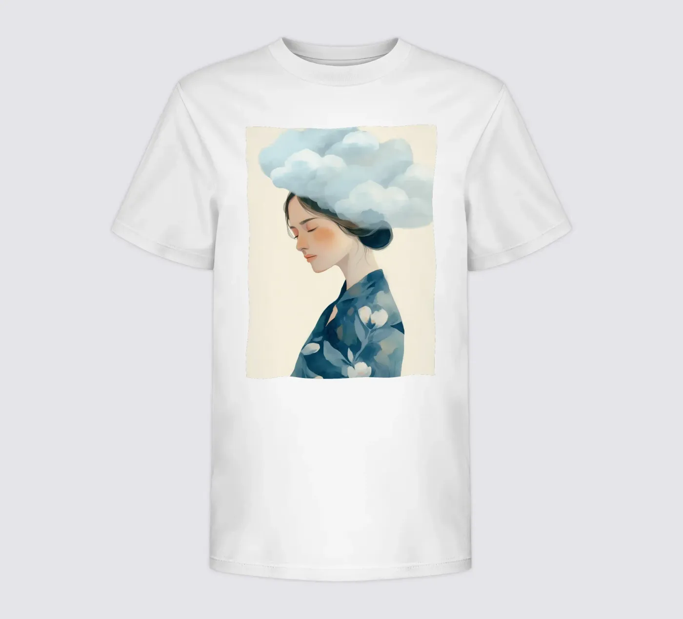 Clouded Thoughts kinder t-shirt van softsoul