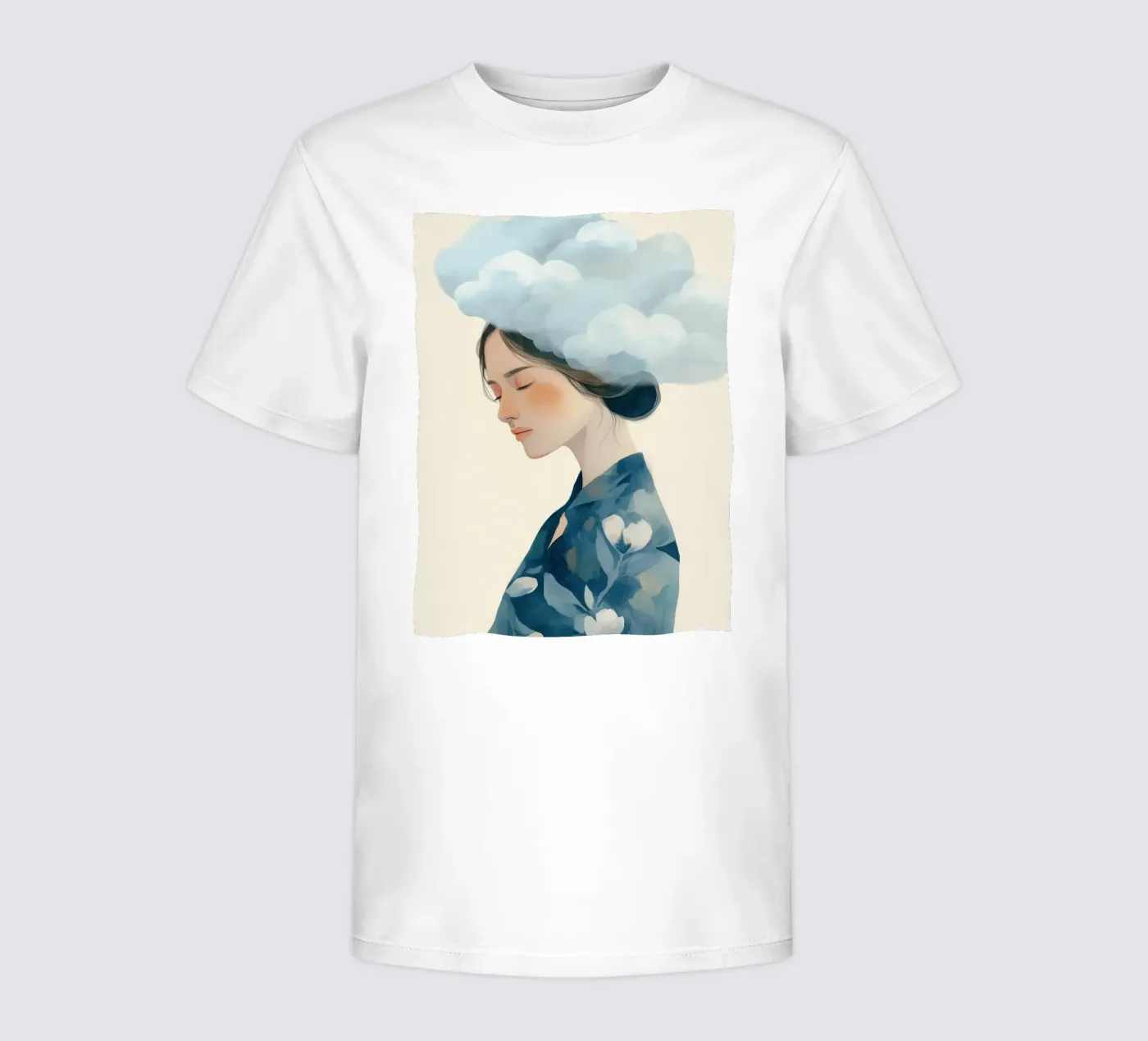 Clouded Thoughts kinder t-shirt van softsoul