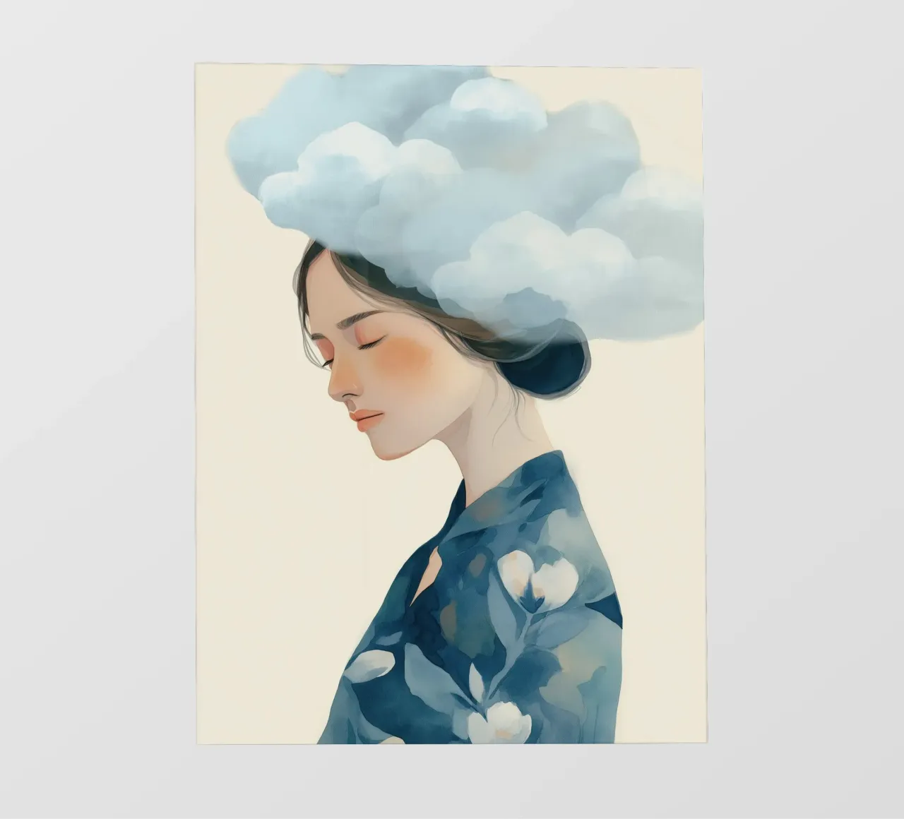 Clouded Thoughts fotobehang van softsoul