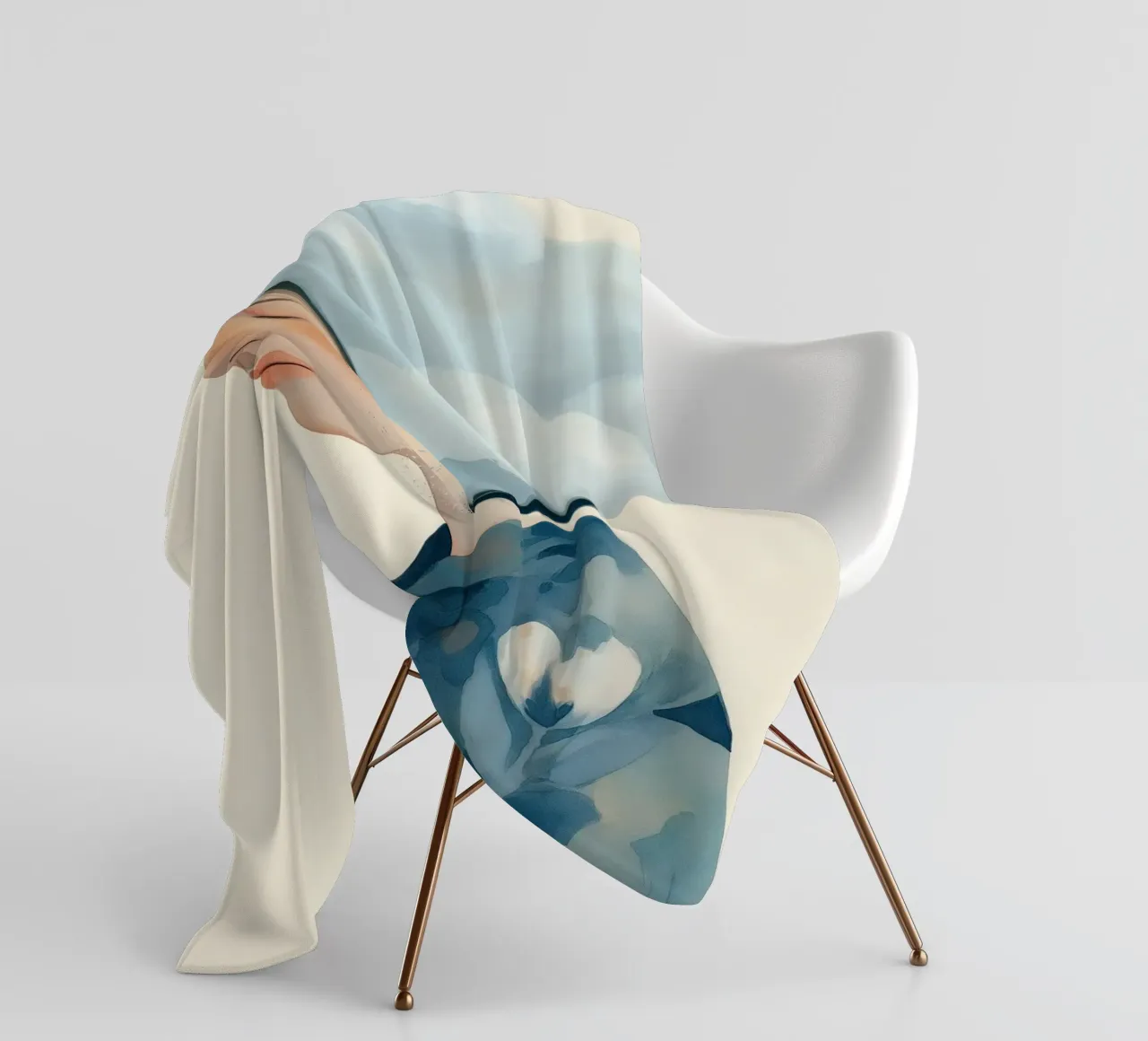 Clouded Thoughts Fleecedecke von softsoul