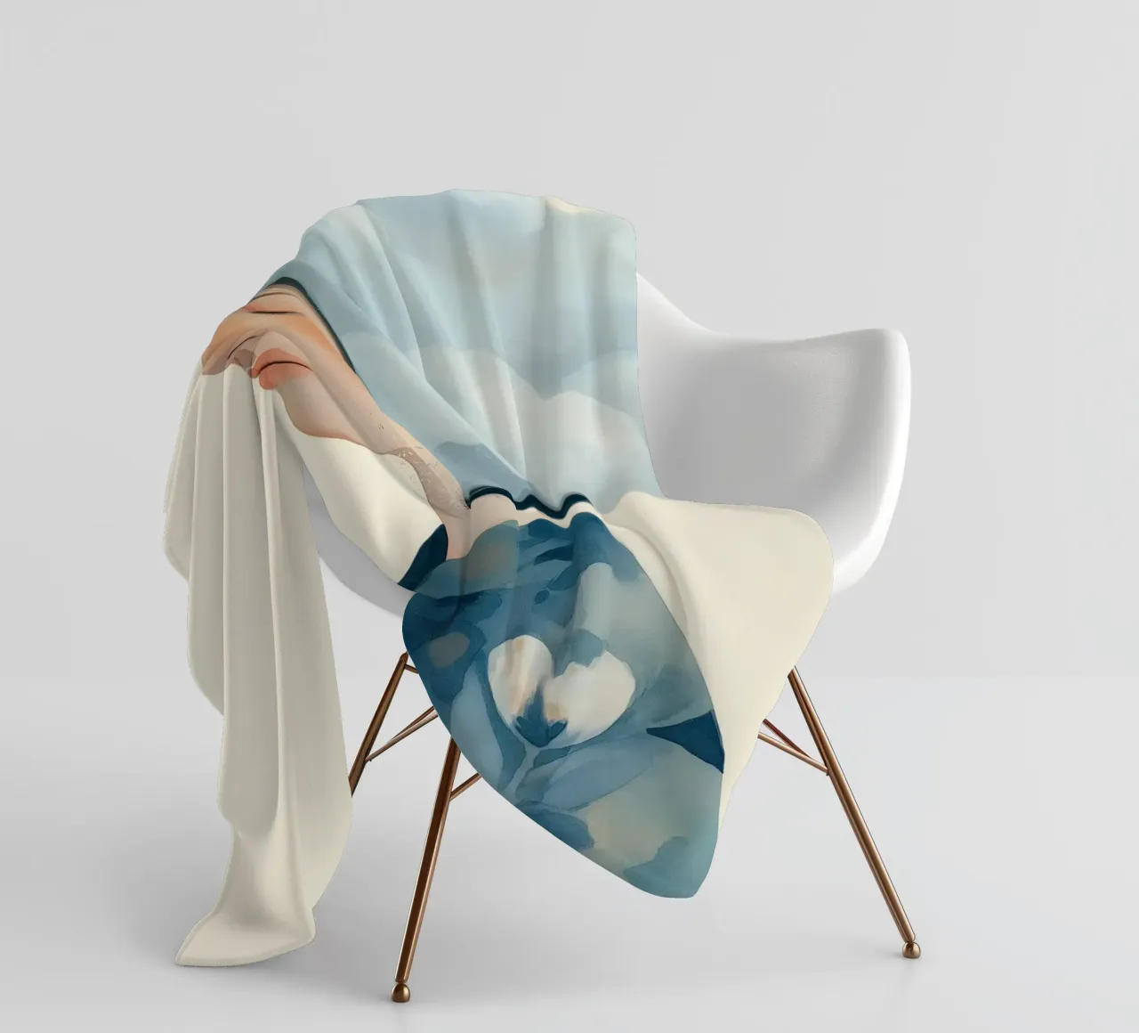 Clouded Thoughts Fleecedecke von softsoul