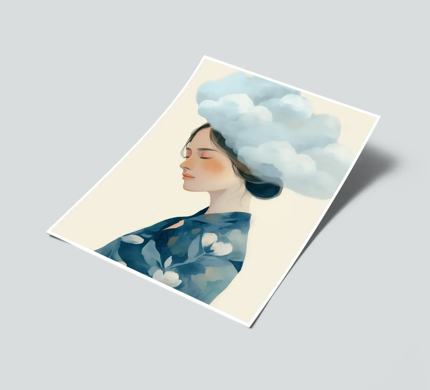 Clouded Thoughts planche autocollant de softsoul