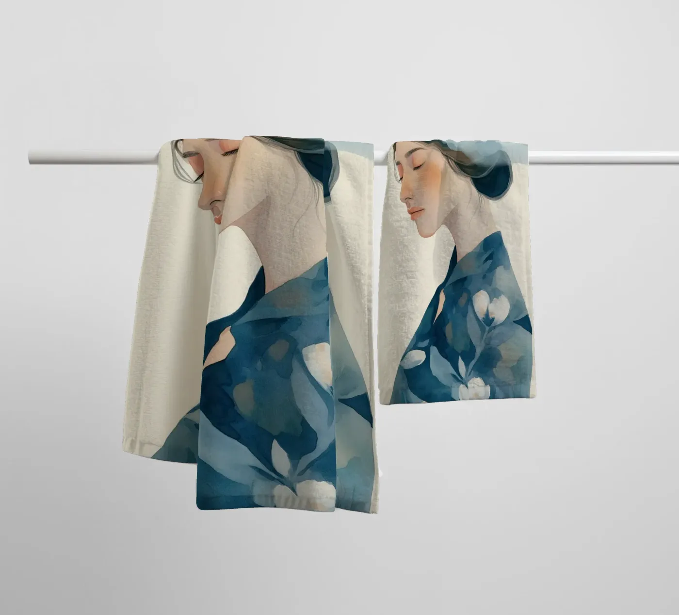 Clouded Thoughts towel by softsoul