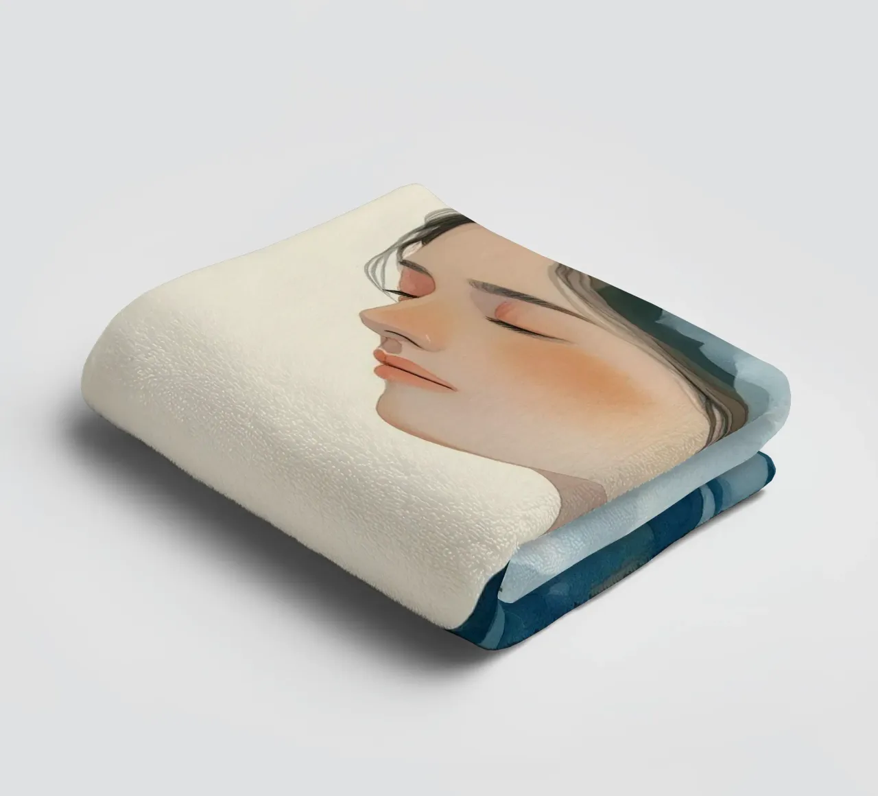 Clouded Thoughts towel by softsoul