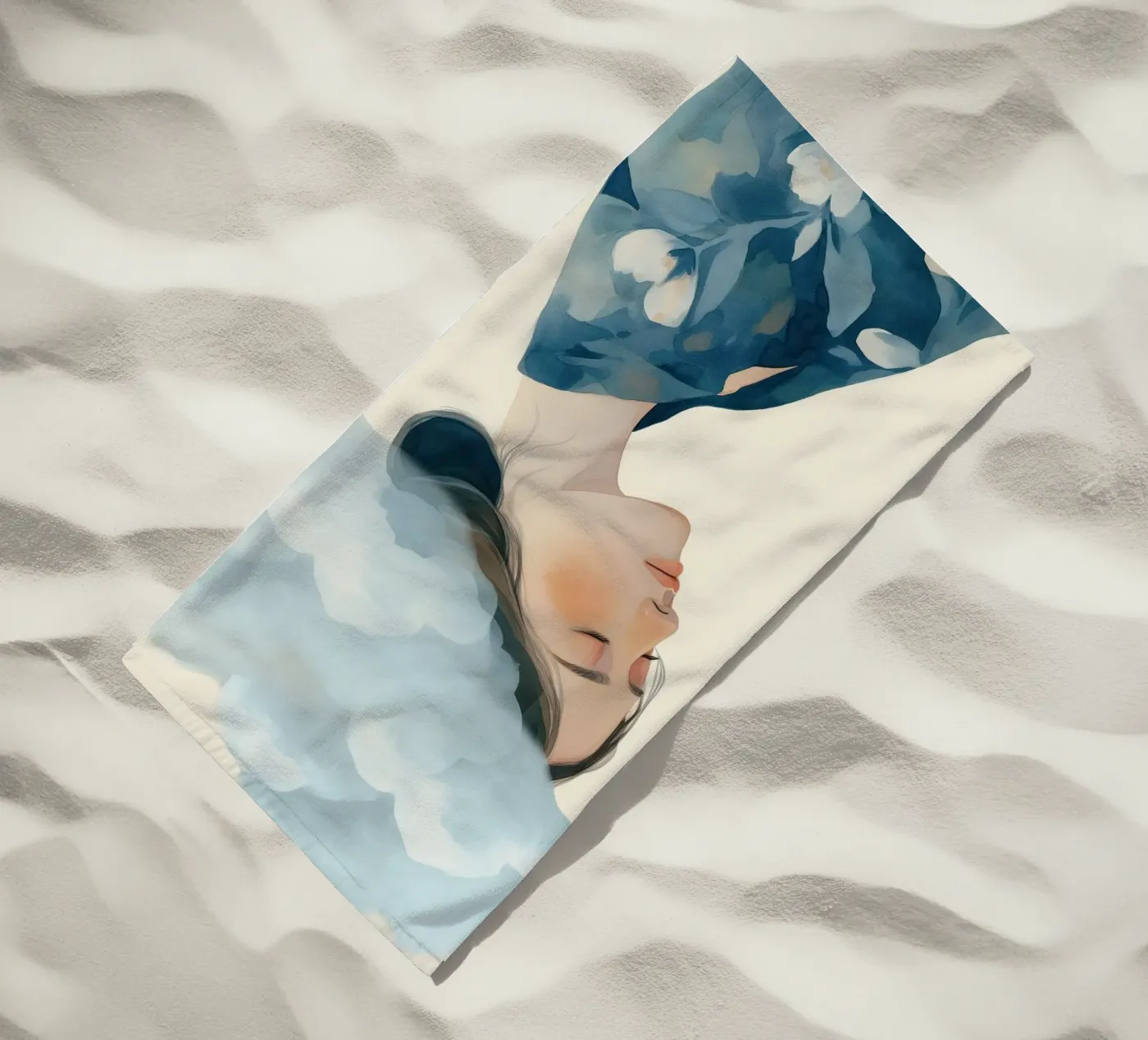 Clouded Thoughts Strandtuch von softsoul