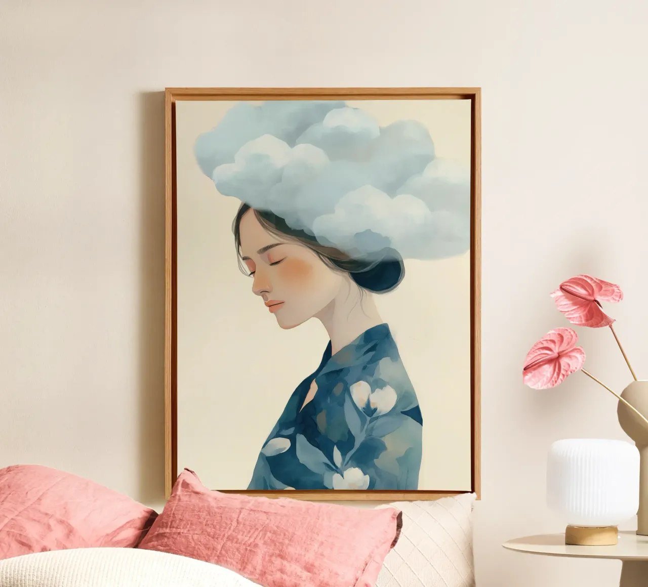 Clouded Thoughts canvas by softsoul