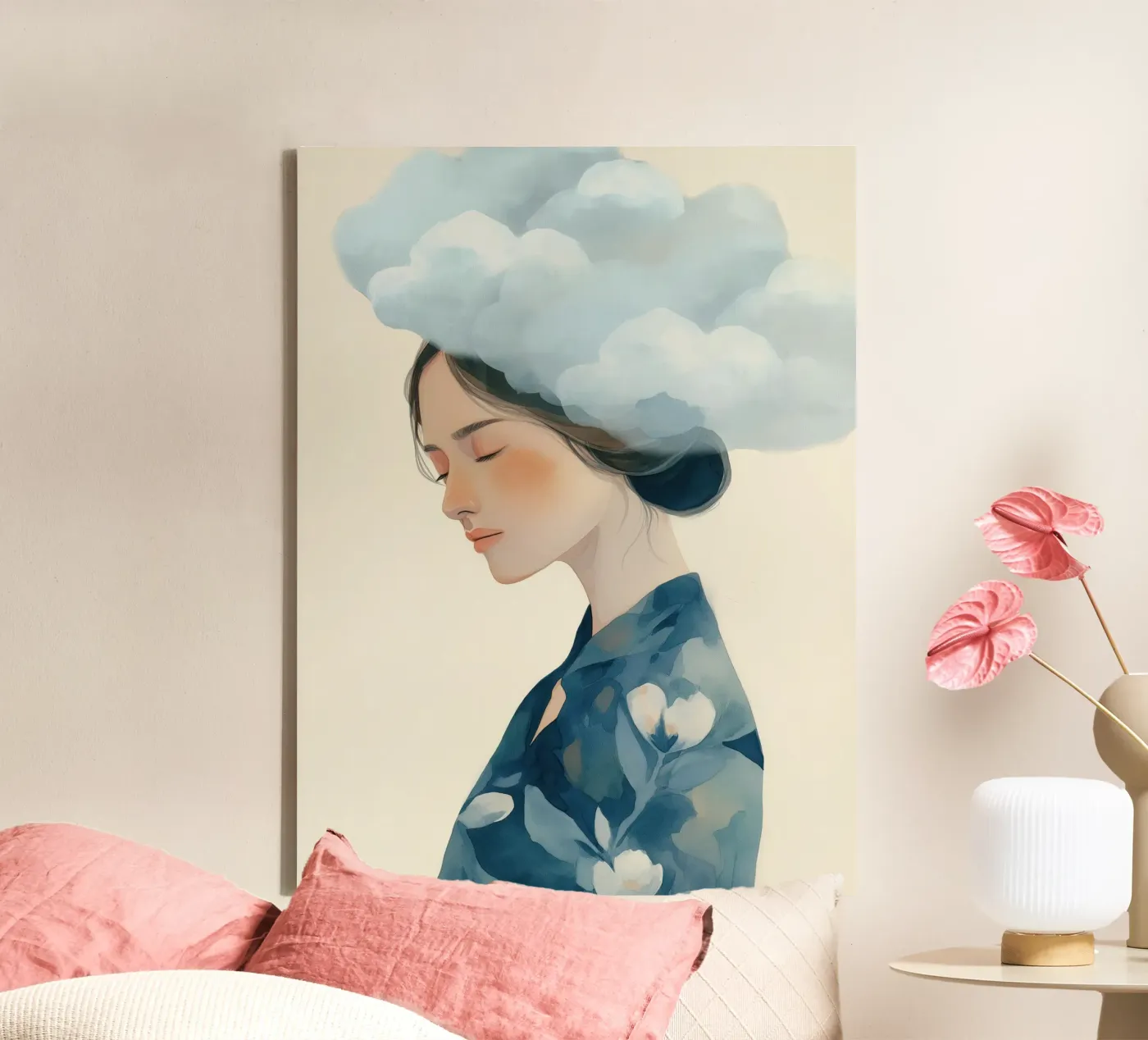 Clouded Thoughts tela da softsoul