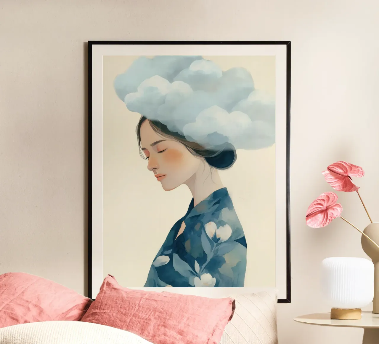 Clouded Thoughts poster by softsoul