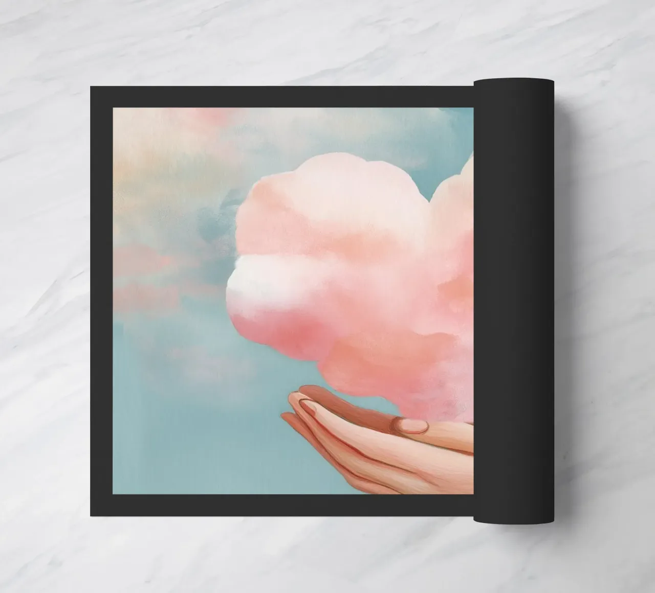 Cloud Heart doormat by softsoul