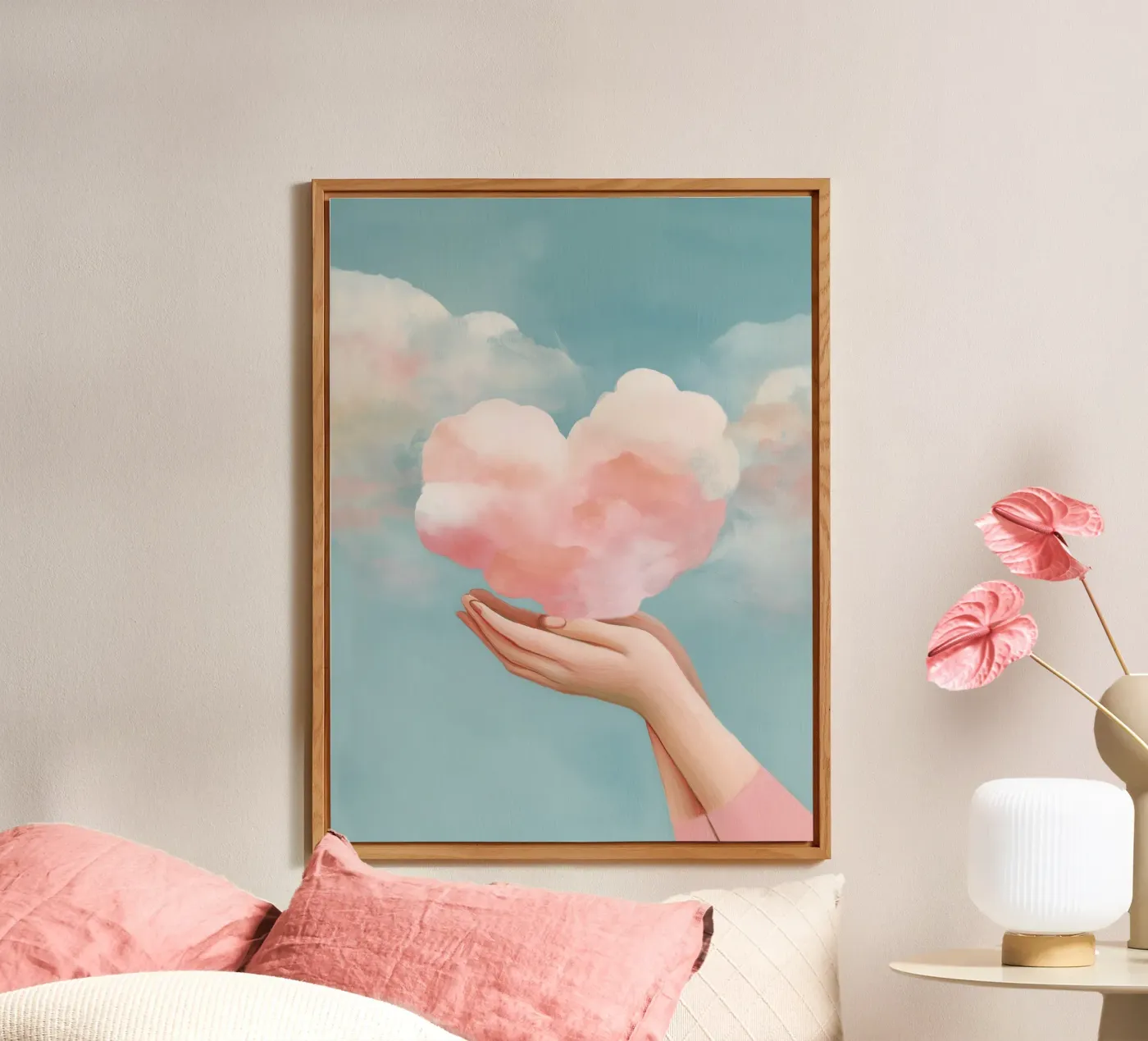 Cloud Heart alluminio dibond da softsoul