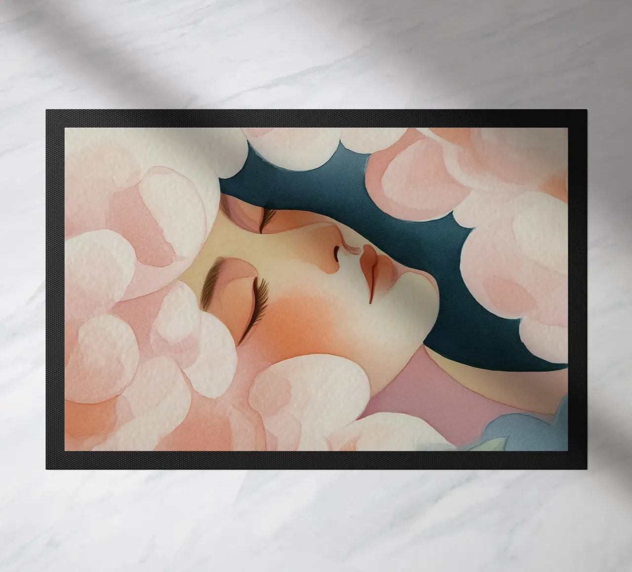 Soft Bloom doormat by softsoul