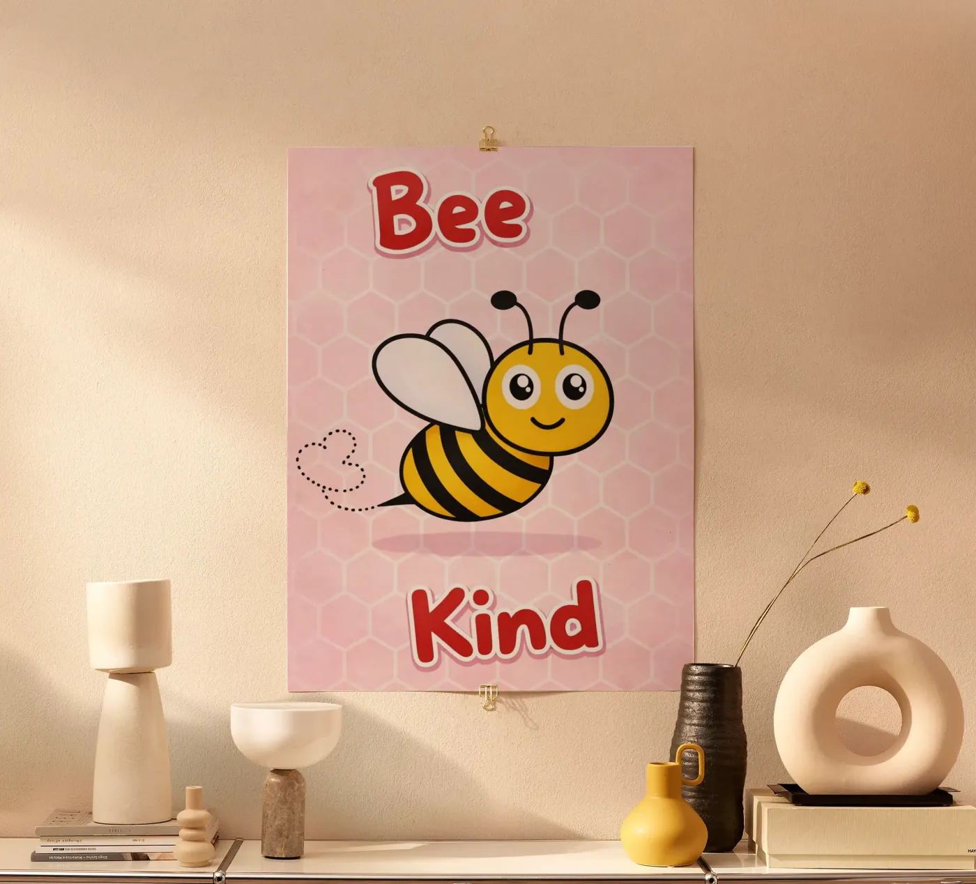 bee kind bee poster by oneway