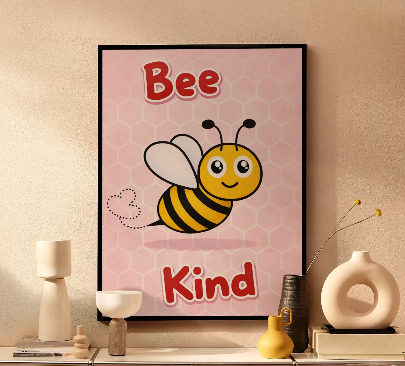 bee kind bee poster by oneway