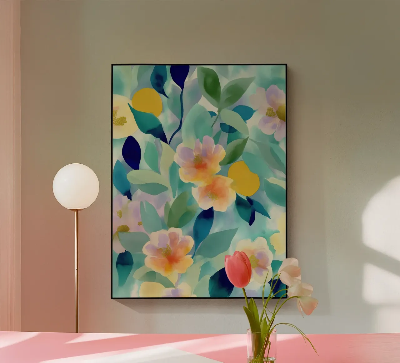 Spring Mosaic acrylic glass by softsoul