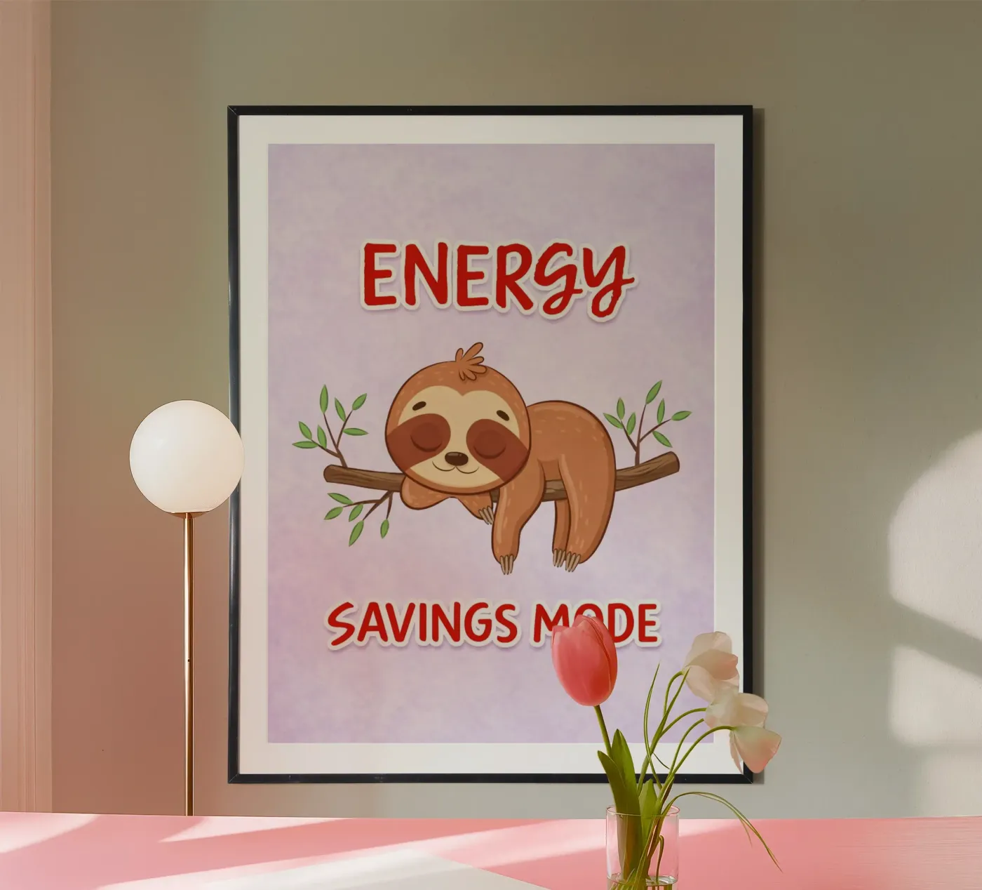 energy saving mode poster by oneway