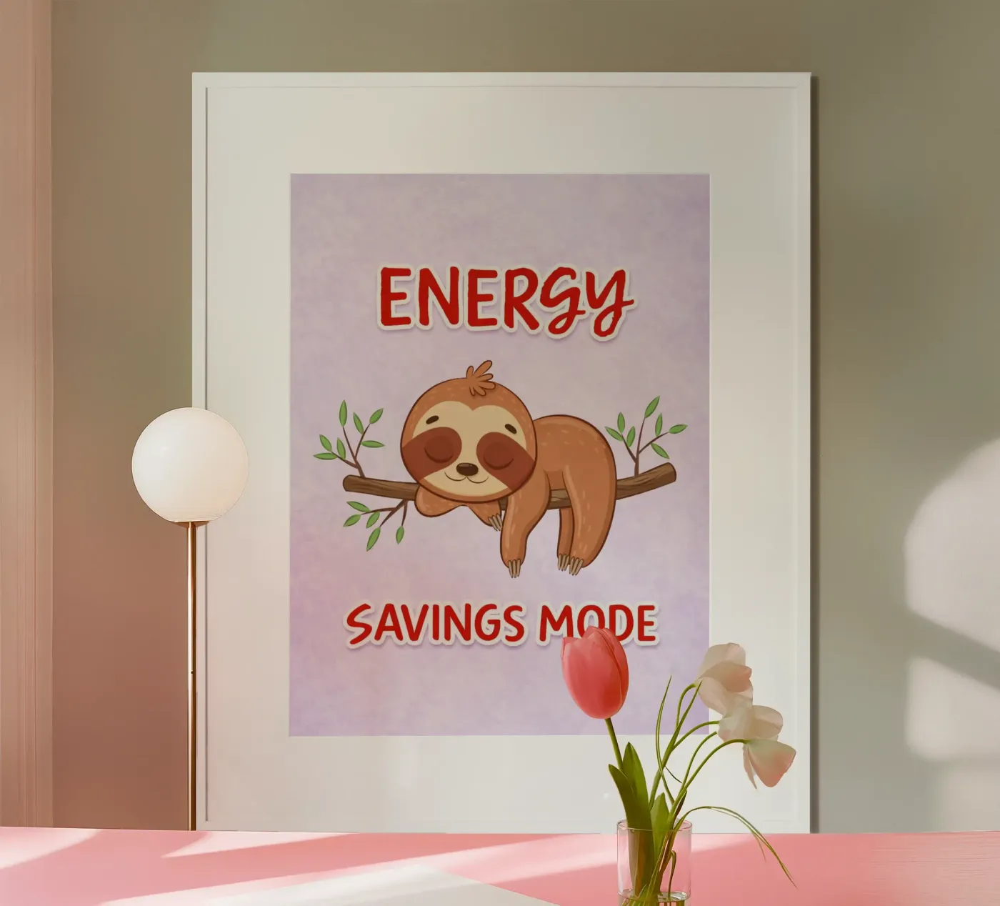 energy saving mode poster by oneway