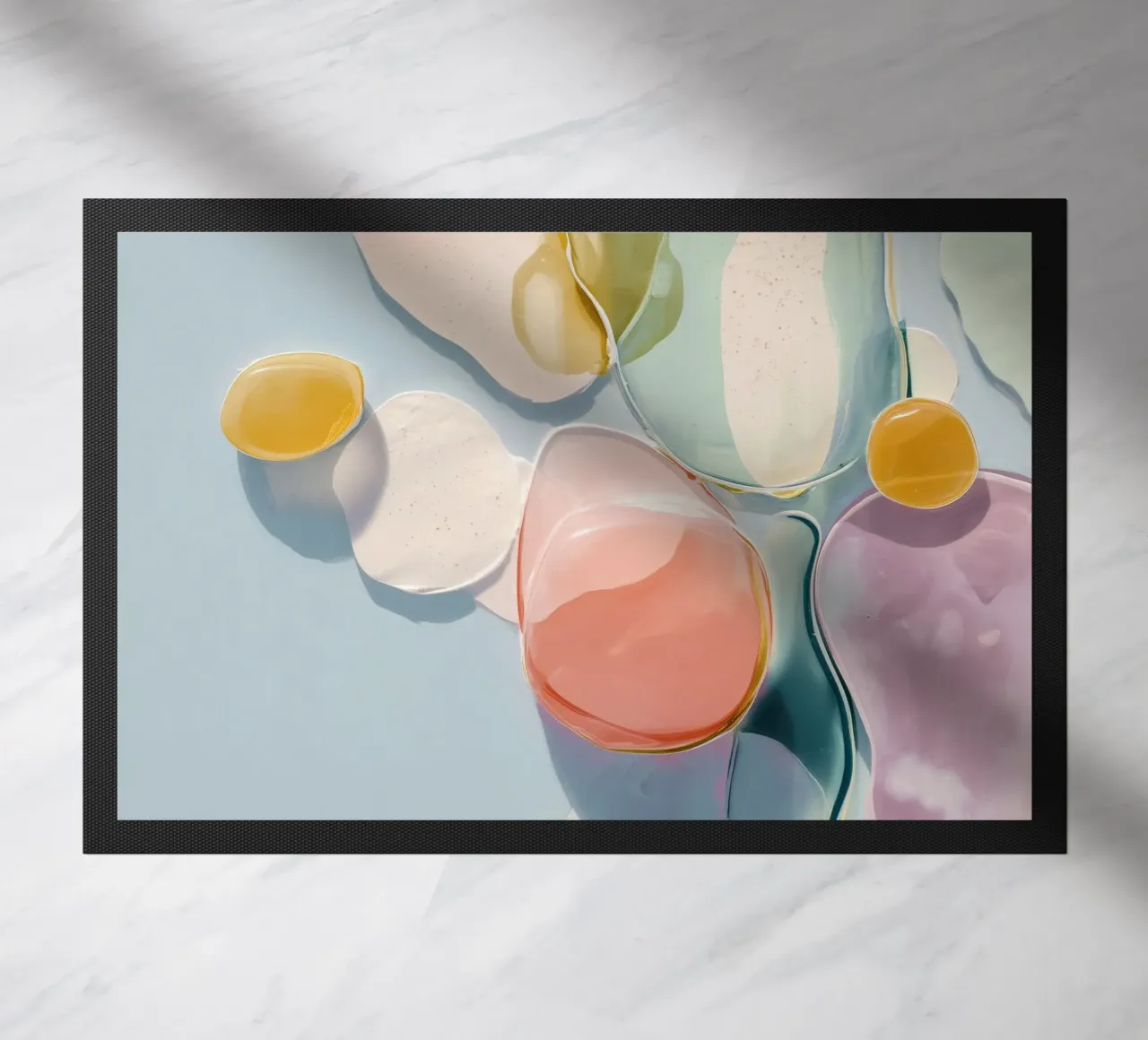 Luminous Flow doormat by softsoul