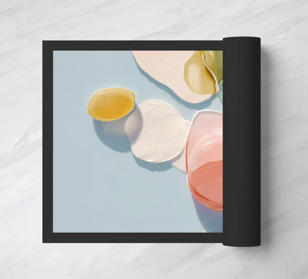 Luminous Flow doormat by softsoul