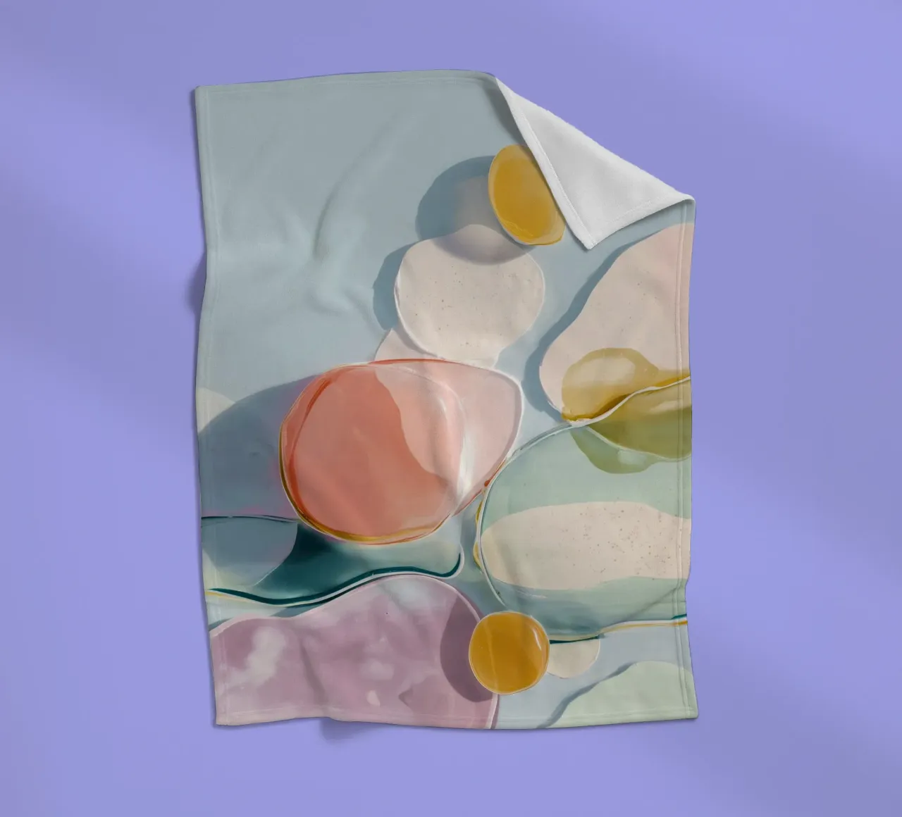 Luminous Flow Fleecedecke von softsoul