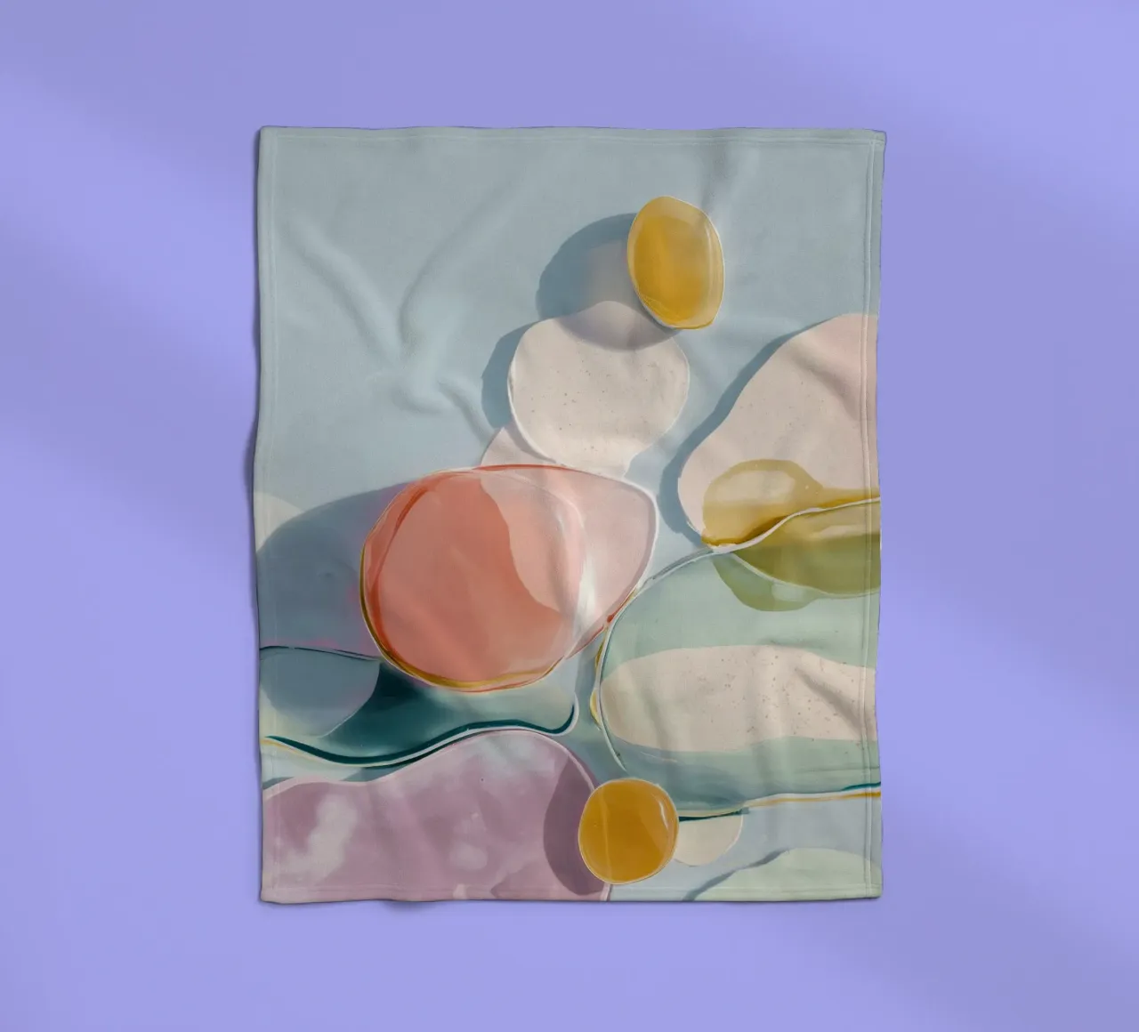 Luminous Flow Fleecedecke von softsoul