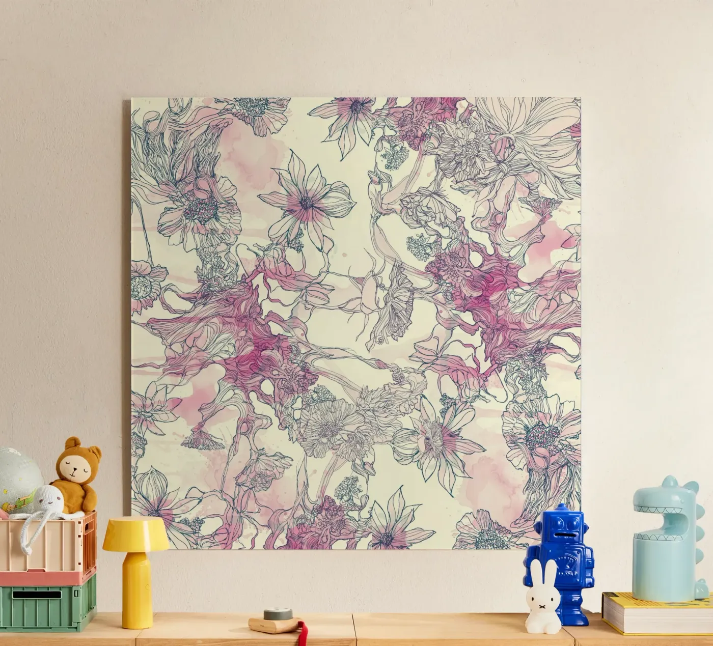 golden flower acryl van k i m