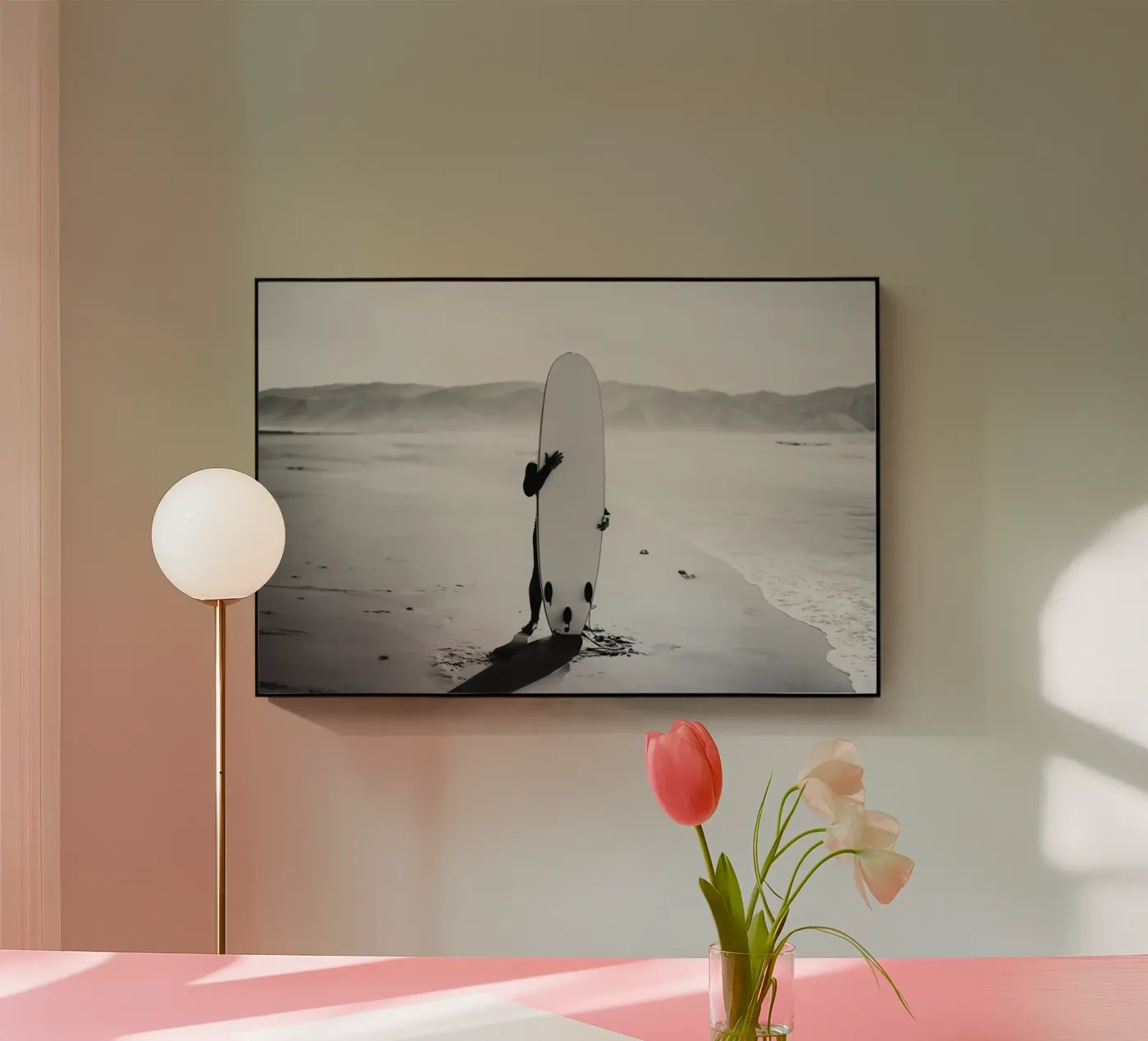 Surfer acryl van Kathrin Pienaar