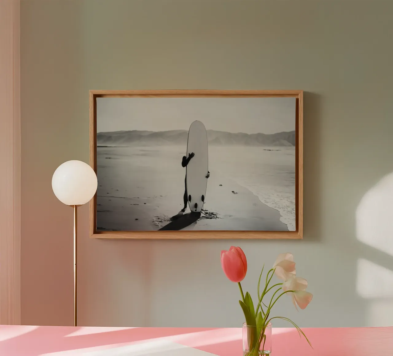 Surfer canvas by Kathrin Pienaar