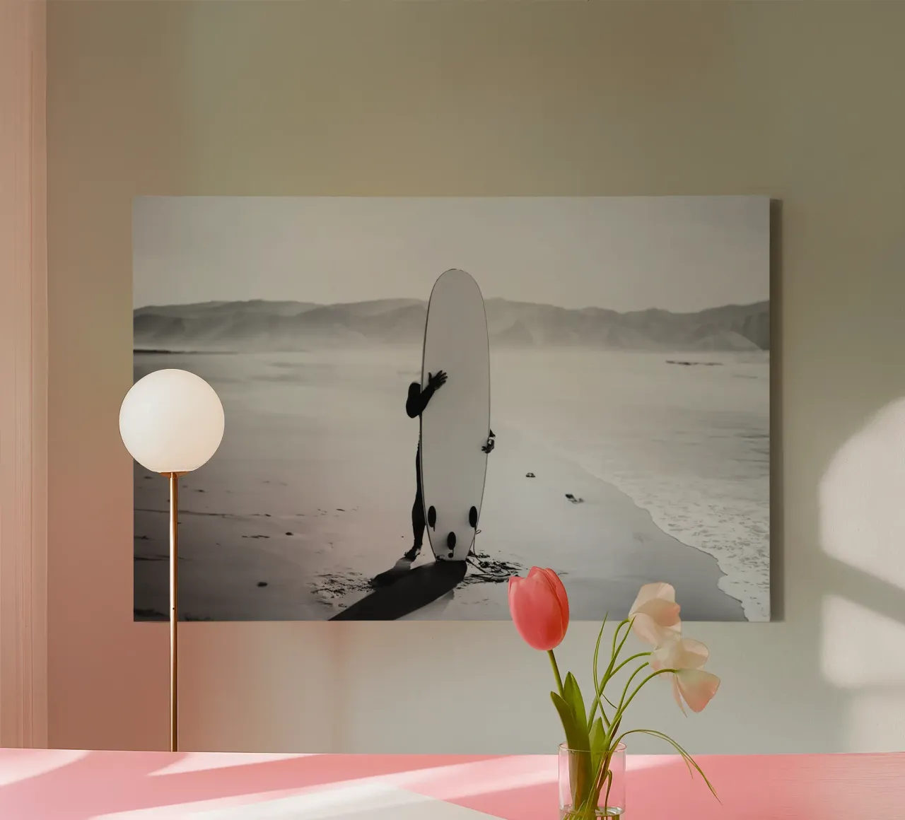 Surfer canvas by Kathrin Pienaar