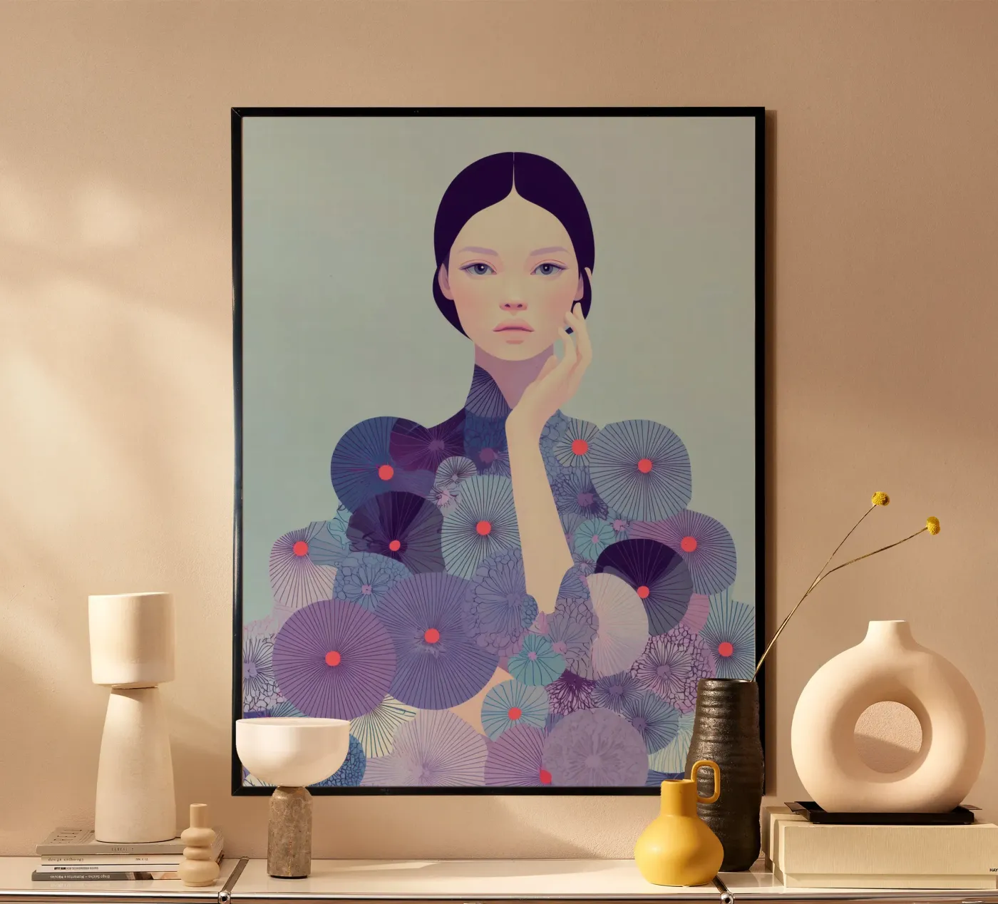 Lady poster van Art Unleashed