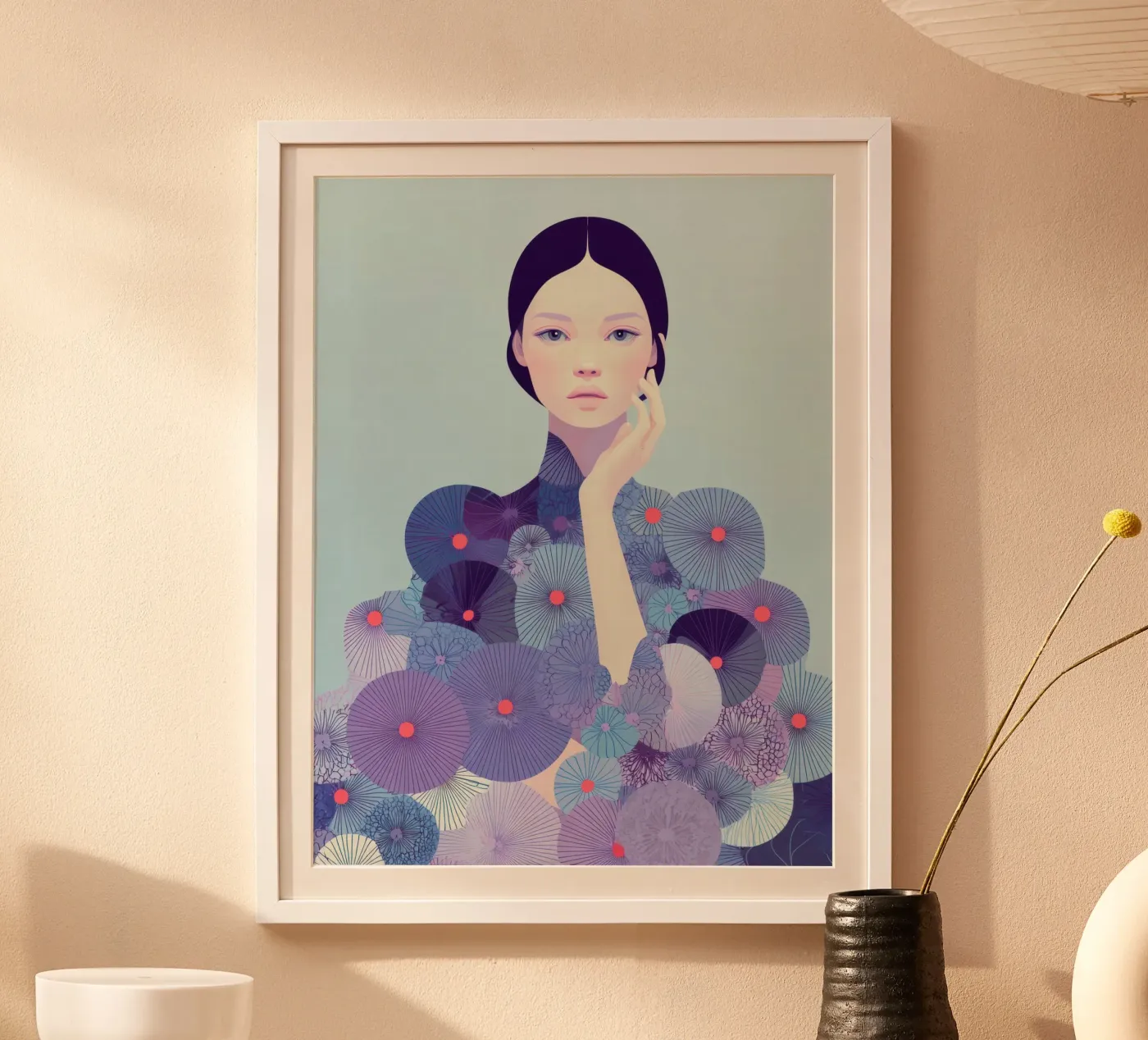 Lady poster van Art Unleashed