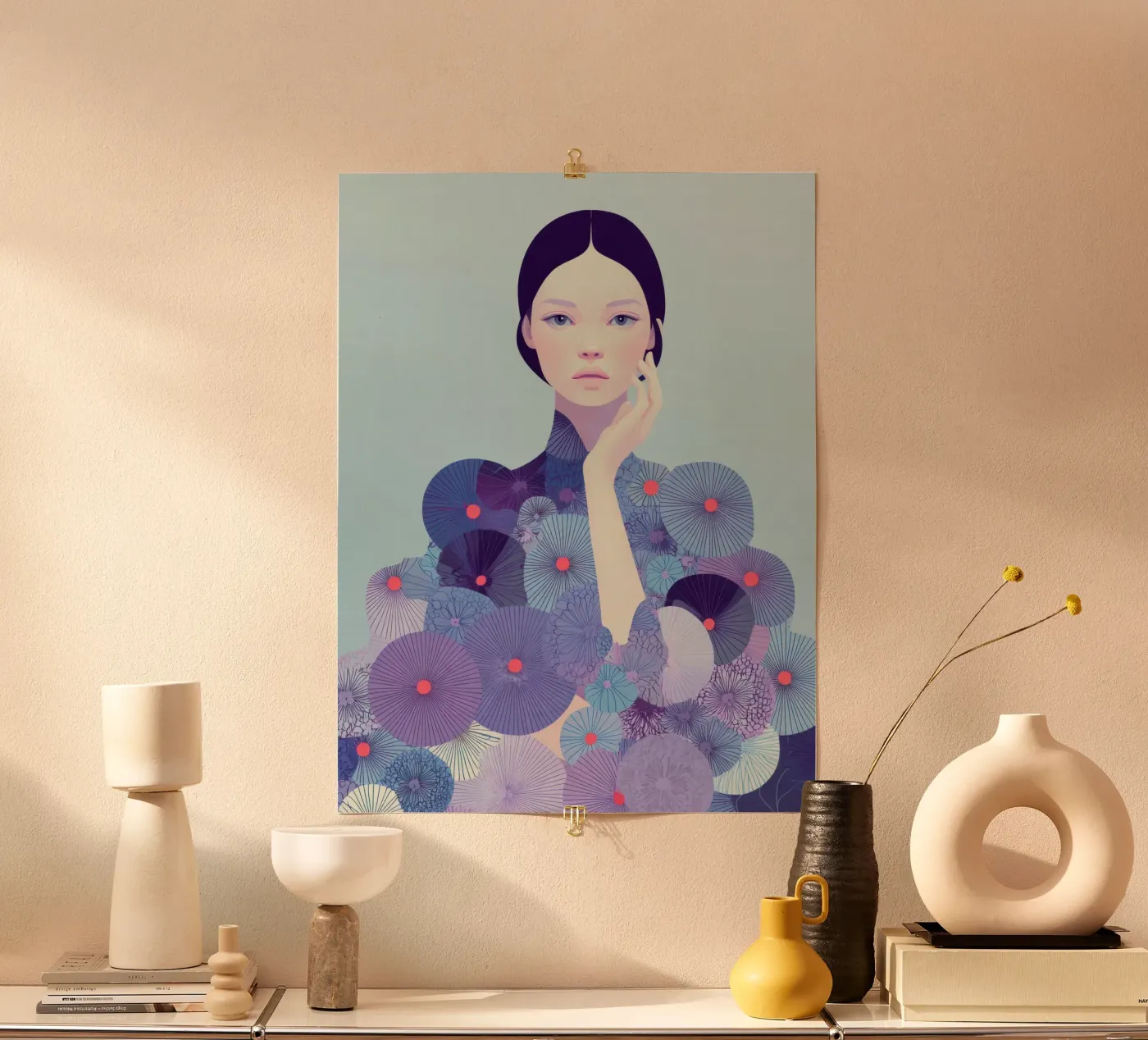 Lady poster van Art Unleashed