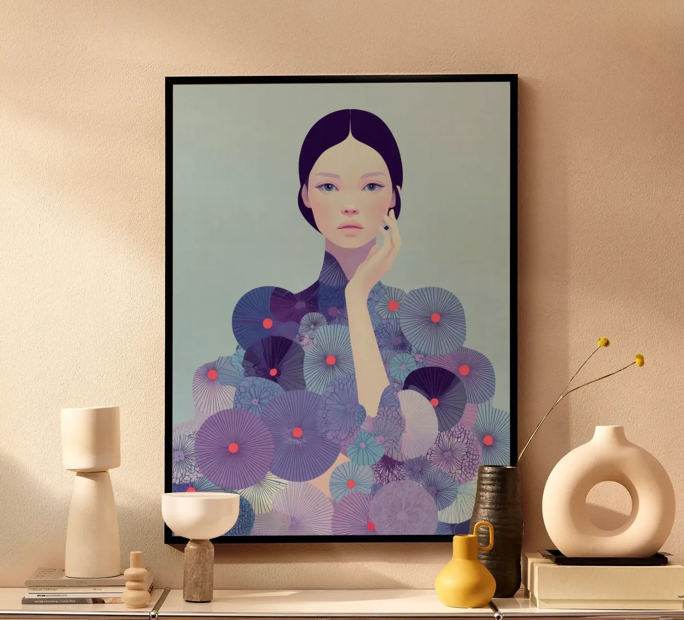 Lady poster van Art Unleashed