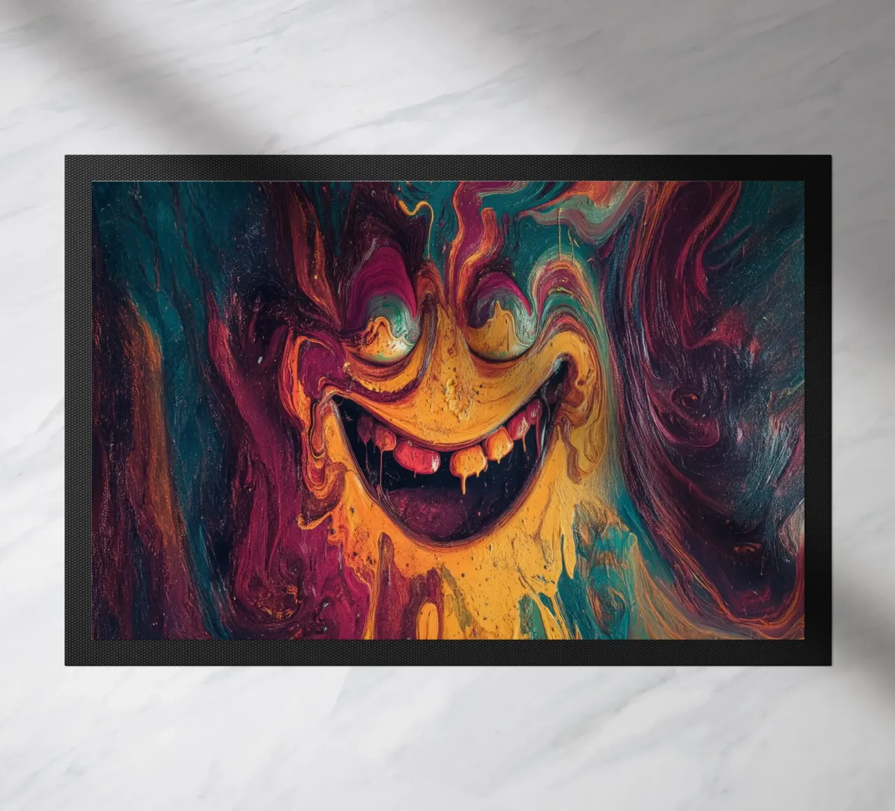 Grin deurmat van Art Unleashed