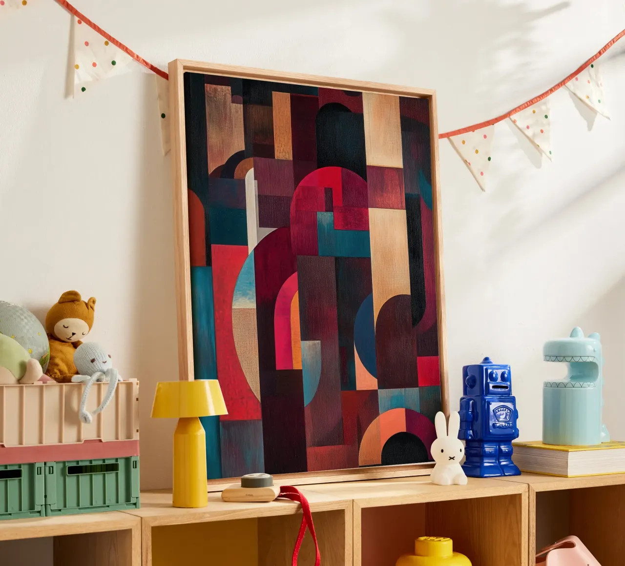 Fields canvas van Art Unleashed