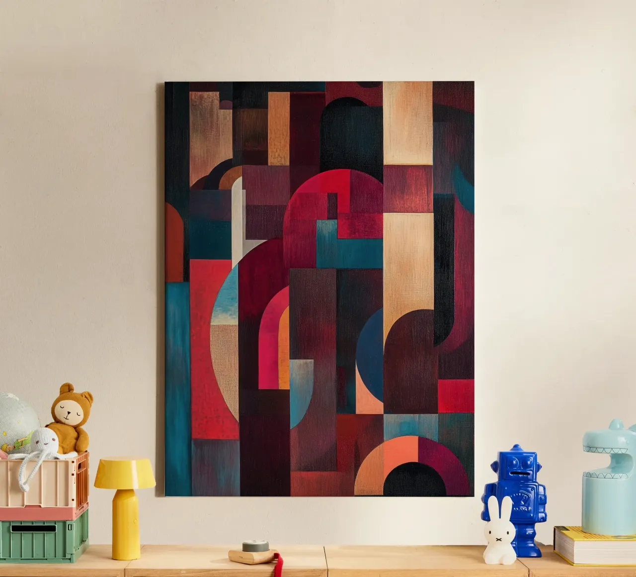 Fields canvas van Art Unleashed