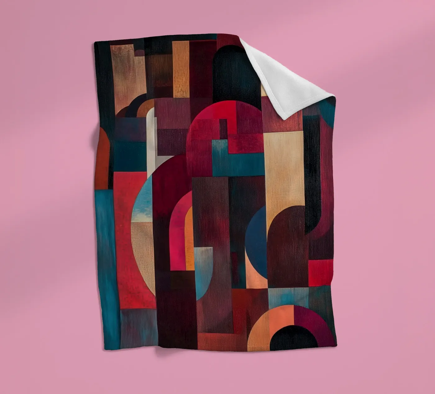 Fields plaid polaire de Art Unleashed