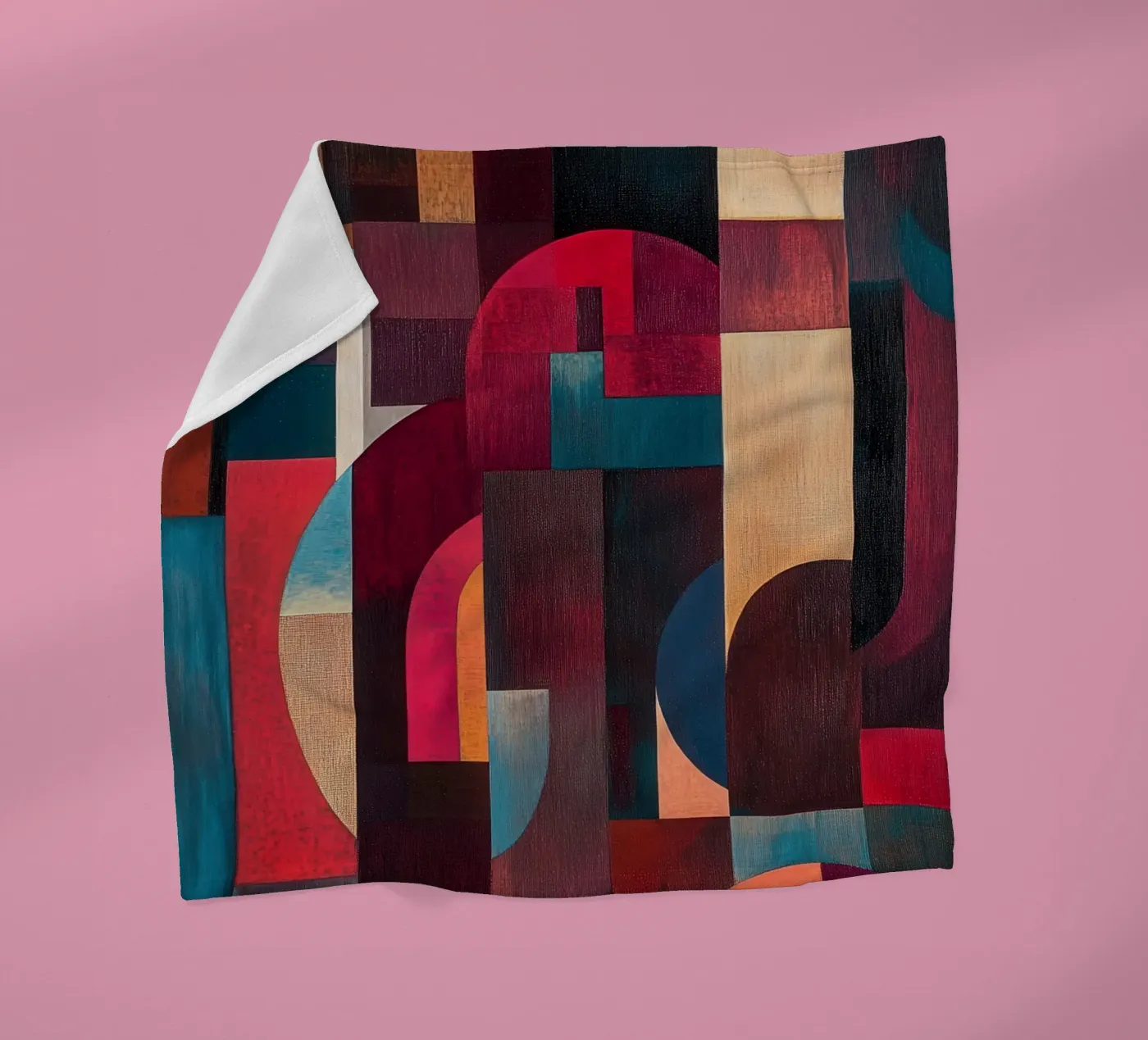 Fields plaid polaire de Art Unleashed