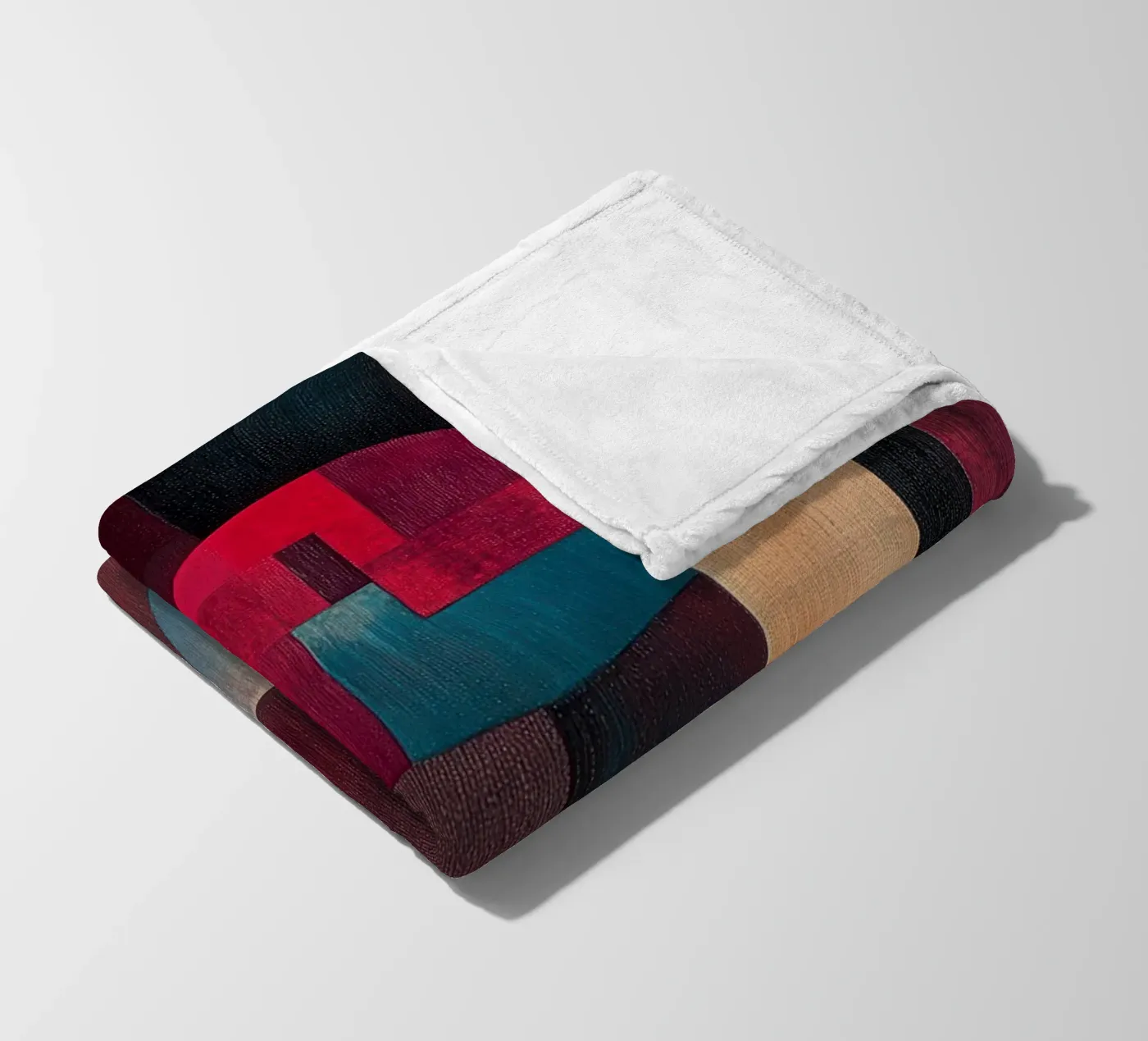 Fields plaid polaire de Art Unleashed